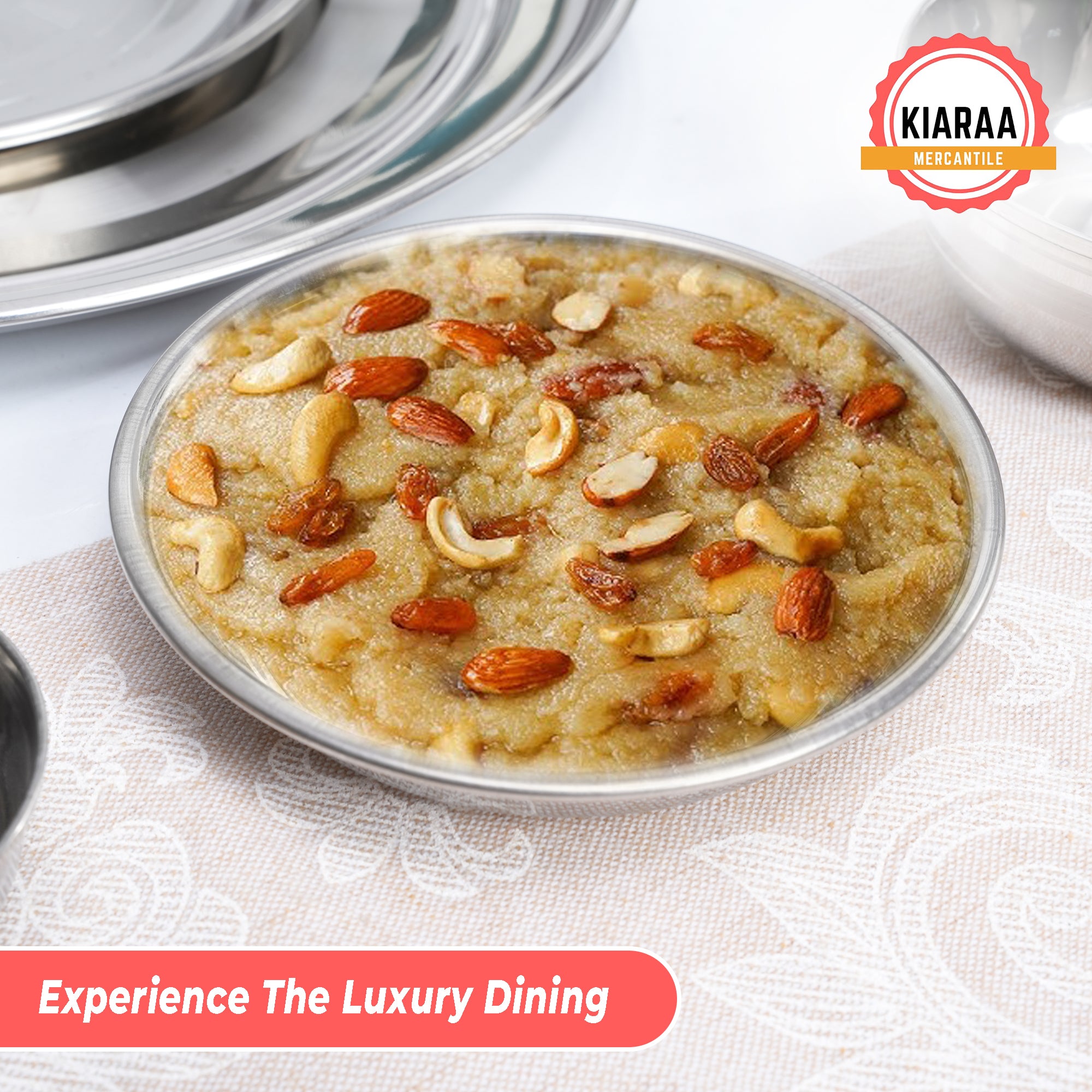 Pack of 24 Pieces Stainless Steel Dinner Set