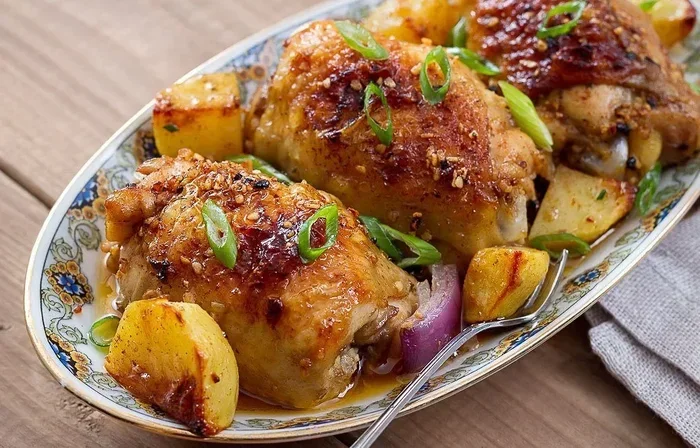 Chicken Breasts in Oven with Potatoes Perfect Recipe